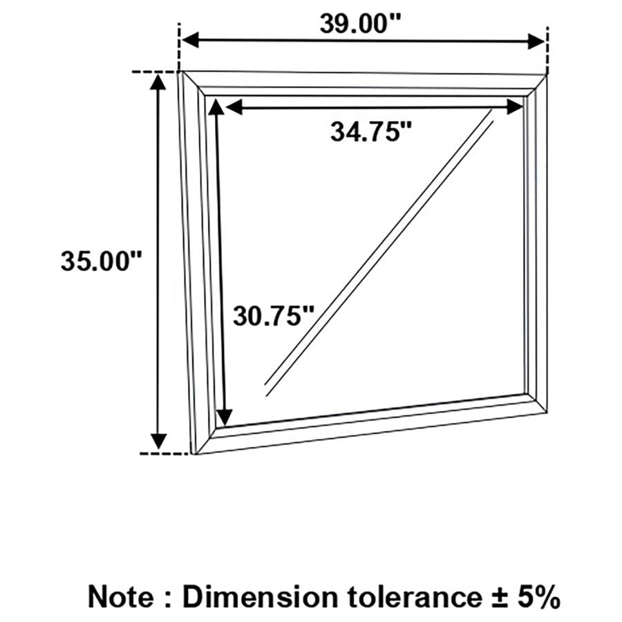 Watson Mirror Grey Oak