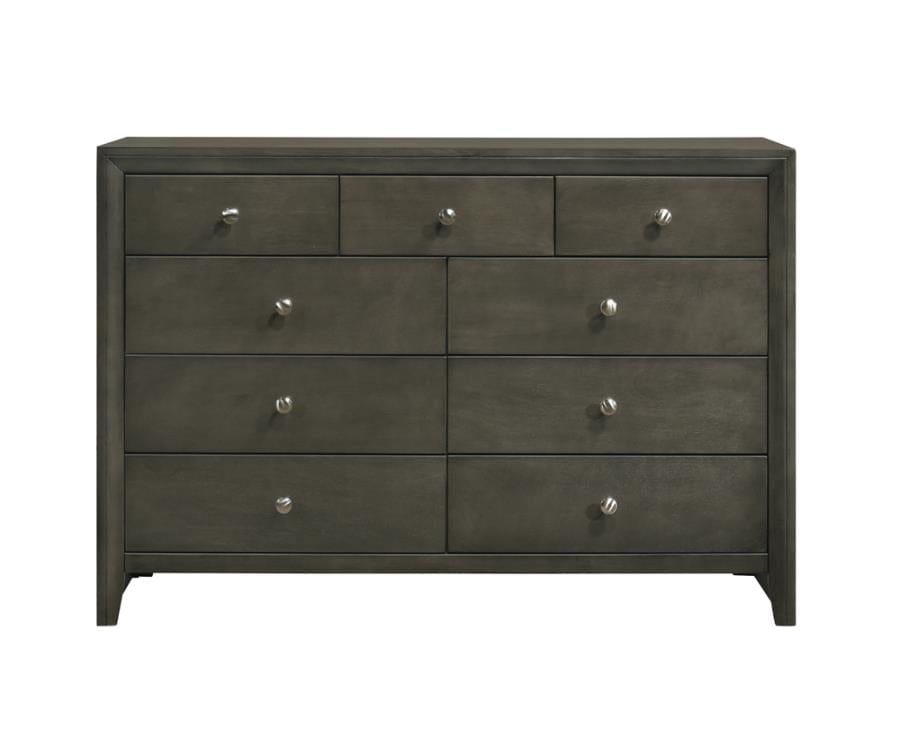 Serenity 9-drawer Dresser Mod Grey