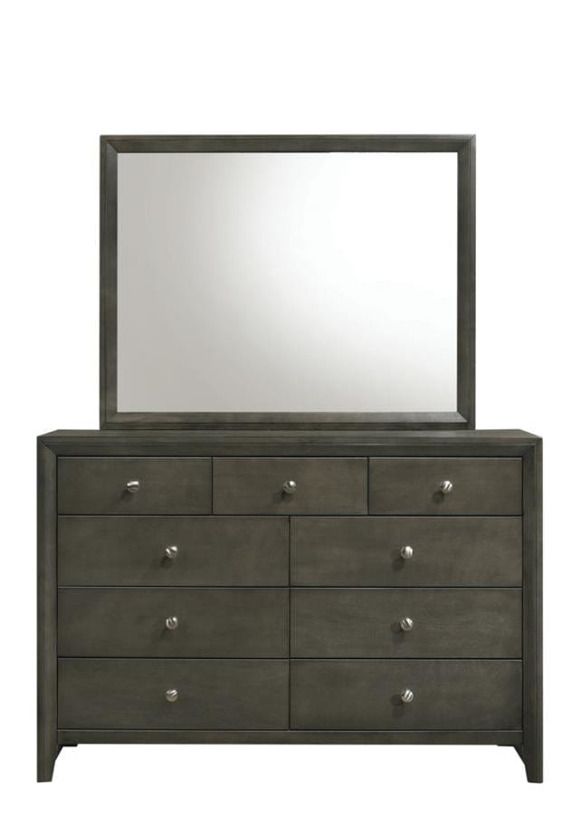 Serenity Rectangular Dresser Mirror Mod Grey