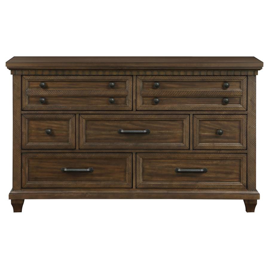 Bennington Rectangular Bedroom Set Acacia Brown