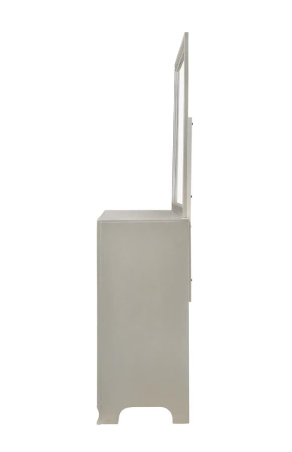 Salford 7-drawer Dresser Metallic Sterling