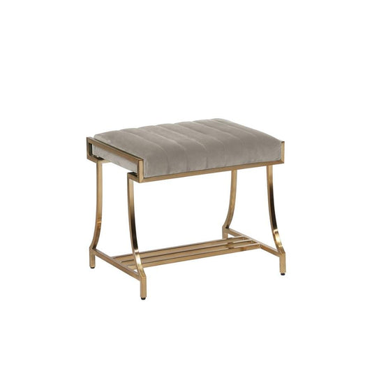 Formosa Upholstered Vanity Stool Camel