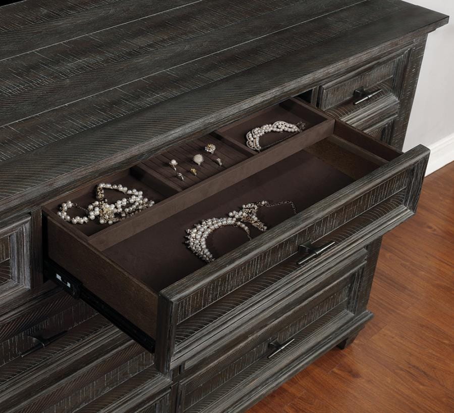 Atascadero 9-drawer Dresser Weathered Carbon