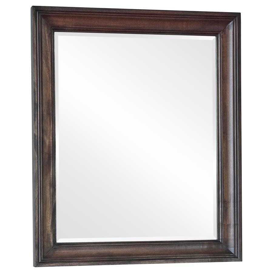 Avenue Rectangle Vanity Mirror Weathered Burnished Brown