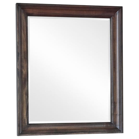 Avenue Rectangle Vanity Mirror Weathered Burnished Brown
