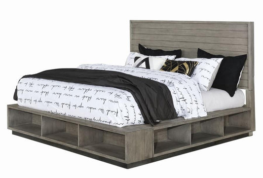 Derbyshire California King Storage Bed Grey Oak