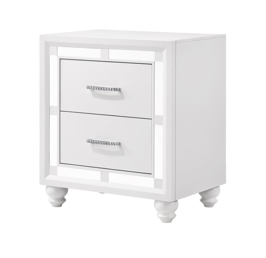 Whitaker 2-drawer Nightstand White