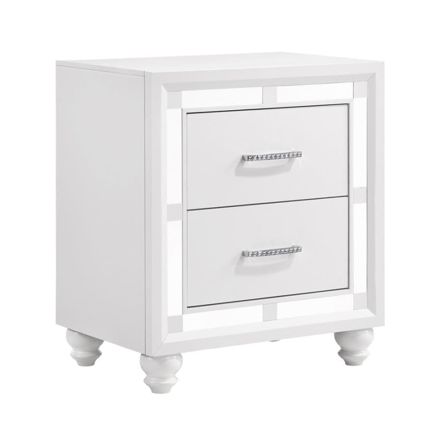 Whitaker 2-drawer Nightstand White