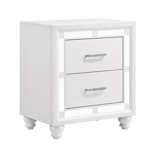 Whitaker 2-drawer Nightstand White