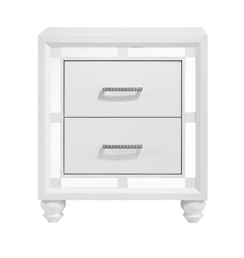 Whitaker 2-drawer Nightstand White