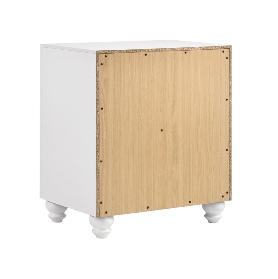 Whitaker 2-drawer Nightstand White