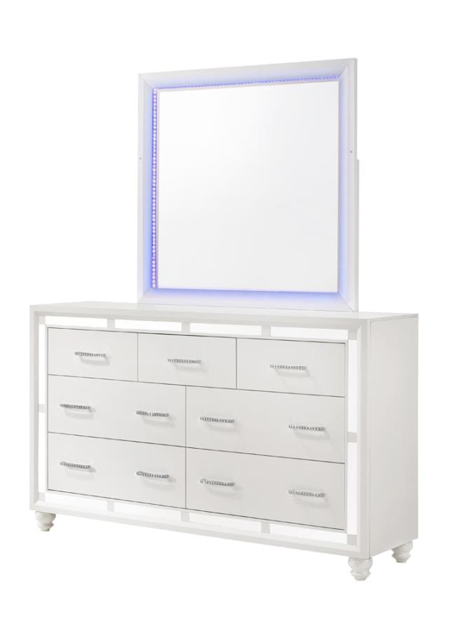 Whitaker 7-drawer Dresser White