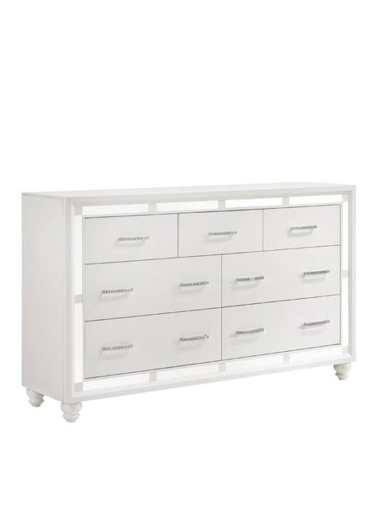 Whitaker 7-drawer Dresser White