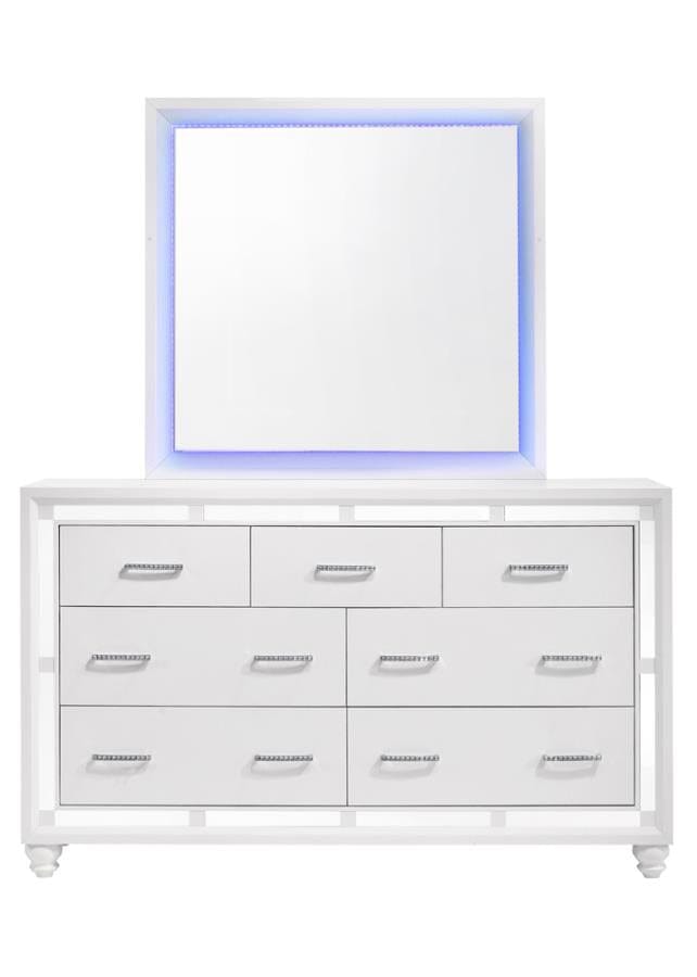 Whitaker 7-drawer Dresser White