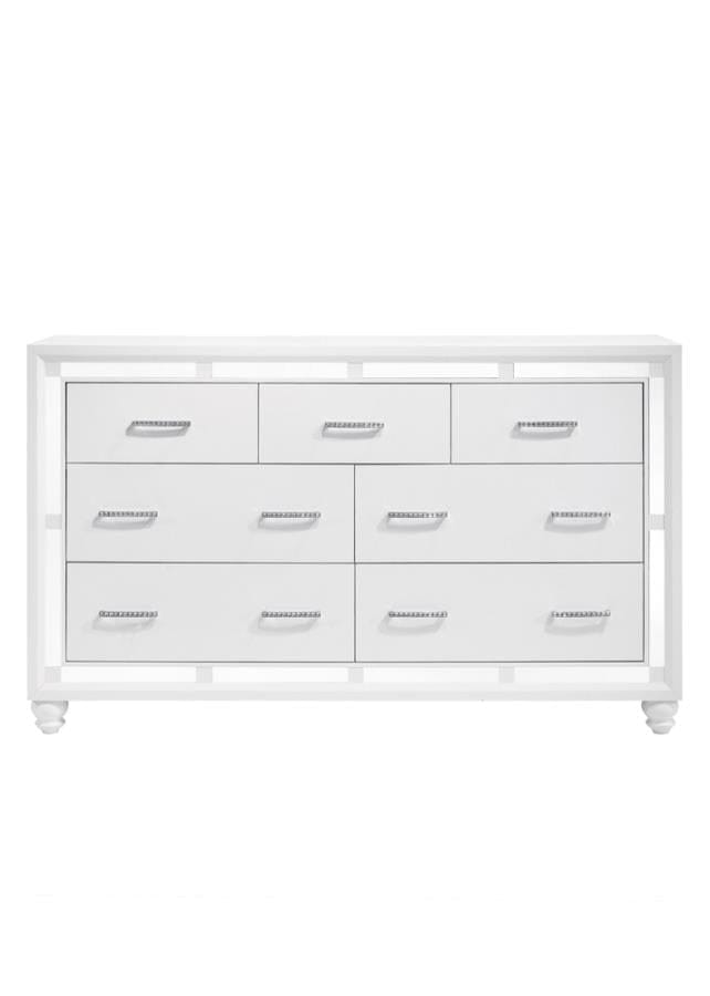 Whitaker 7-drawer Dresser White