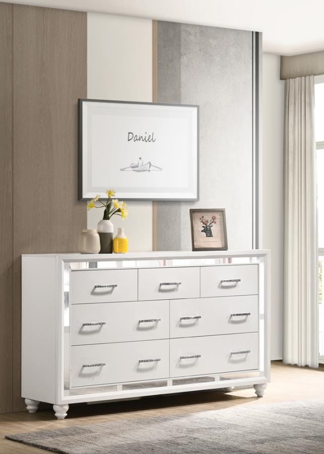 Whitaker 7-drawer Dresser White