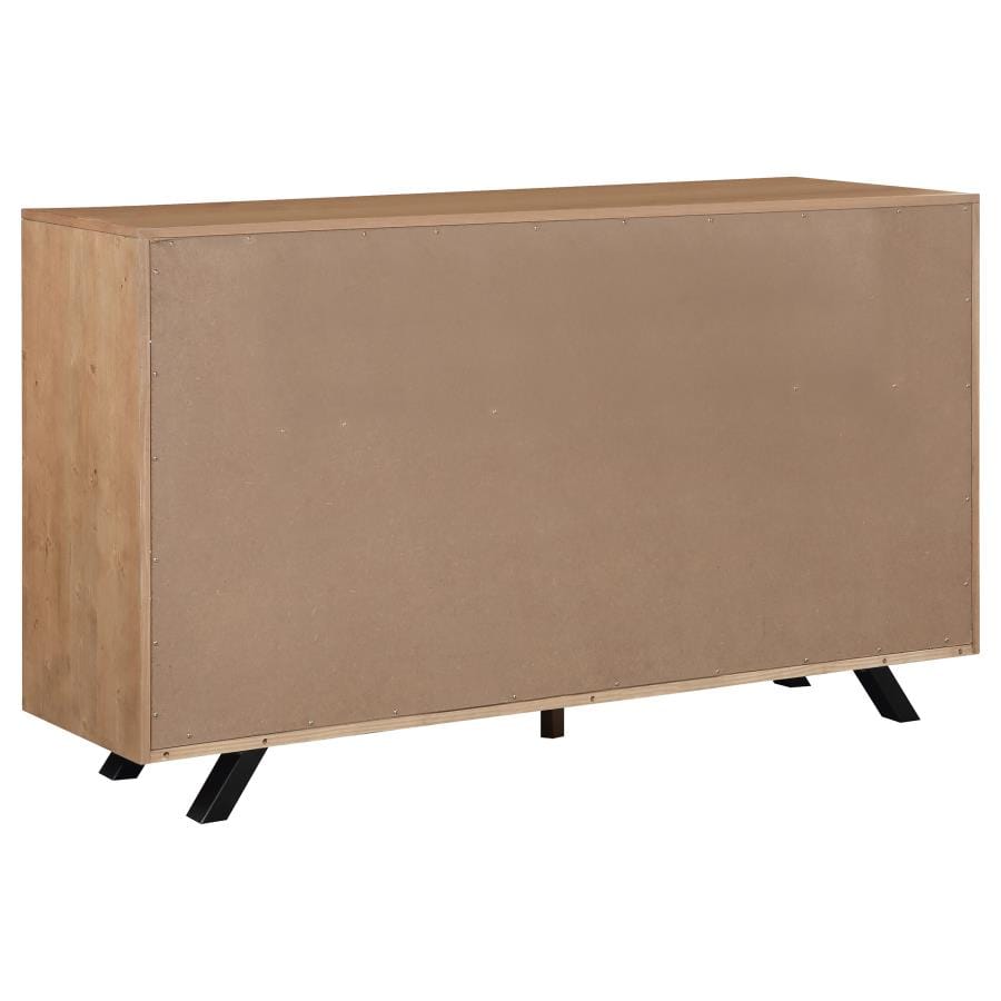 Taylor 7-drawer Rectangular Dresser Light Honey Brown