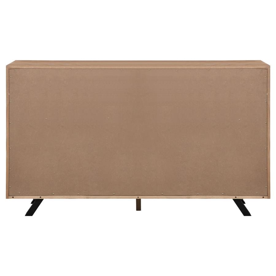 Taylor 7-drawer Rectangular Dresser Light Honey Brown