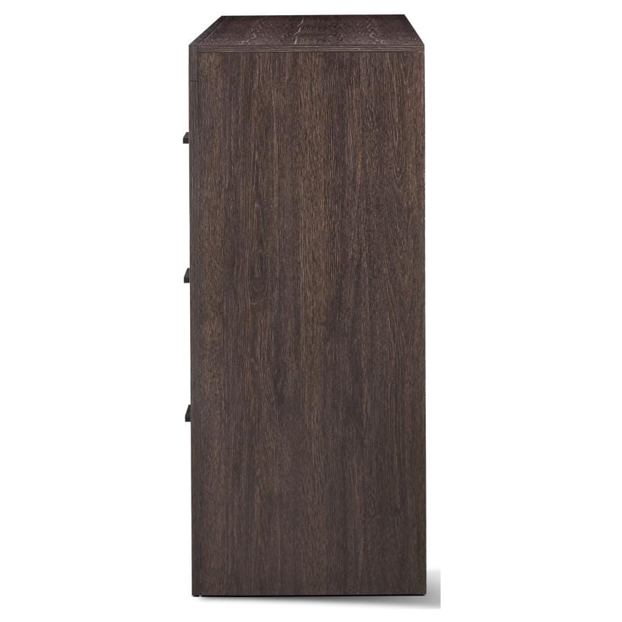 Dewcrest 6-drawer Dresser Caramel and Licorice