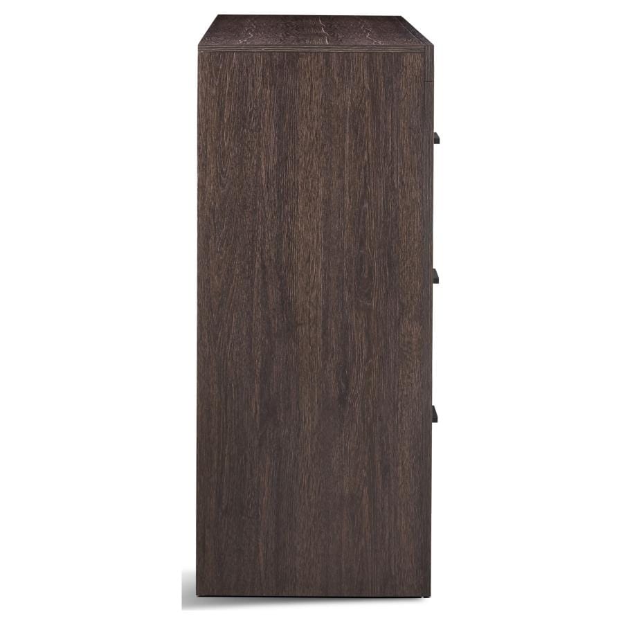 Dewcrest 6-drawer Dresser Caramel and Licorice