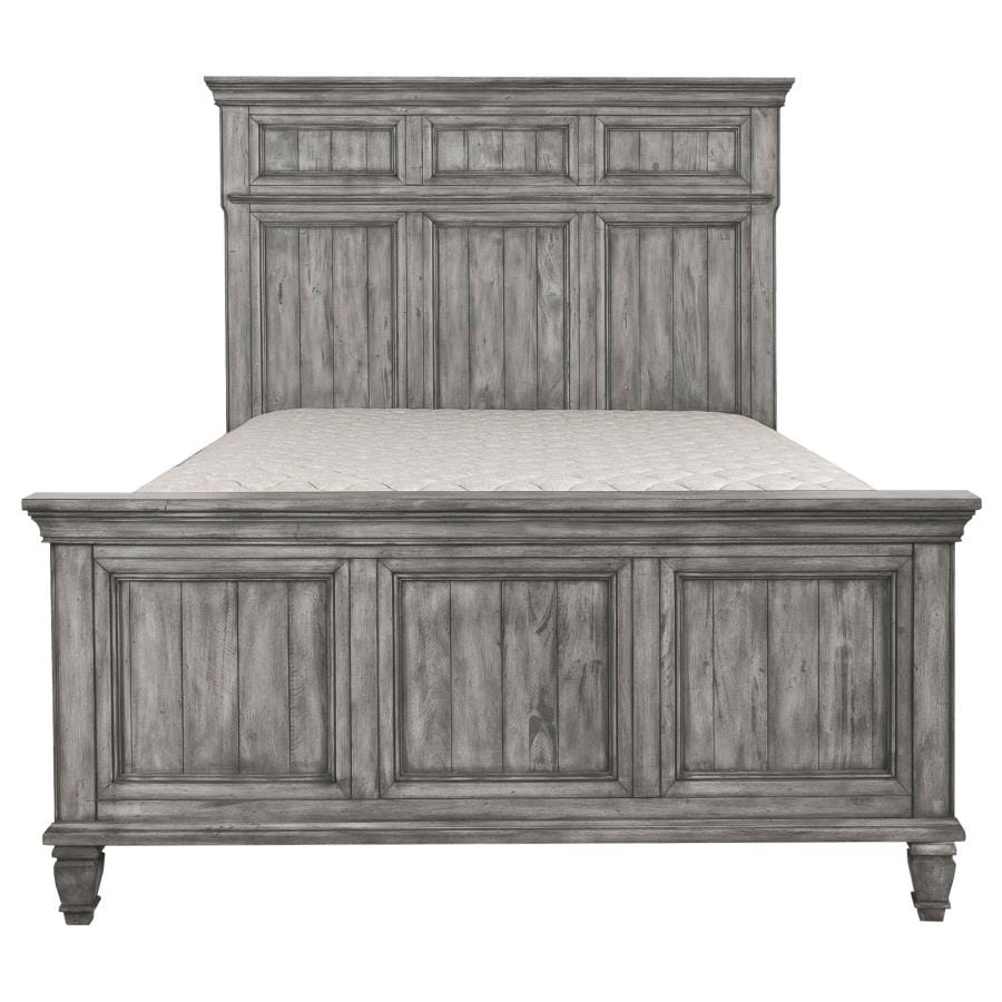 Avenue Eastern King Panel Bed Grey