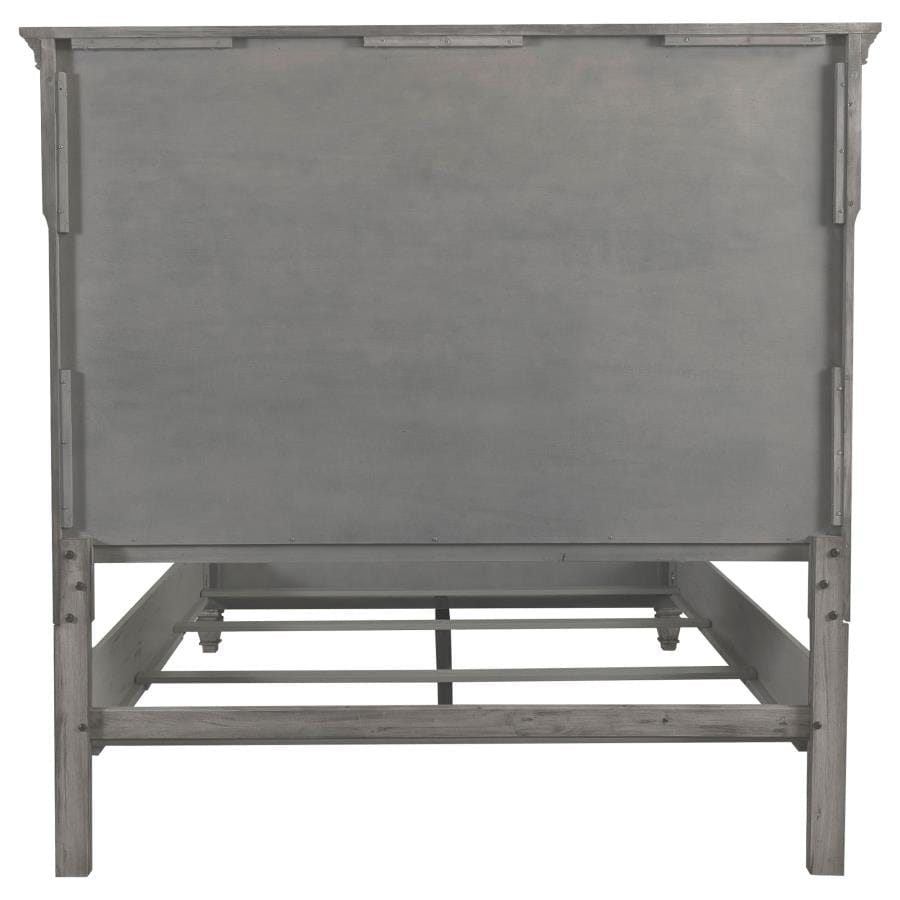 Avenue Eastern King Panel Bed Grey