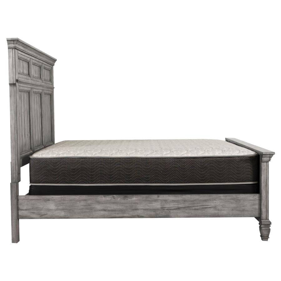 Avenue Eastern King Panel Bed Grey