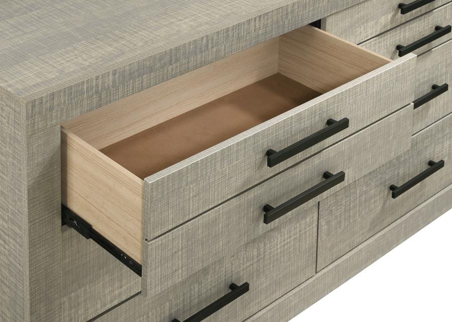 Channing 6-drawer Dresser Rough Sawn Grey Oak