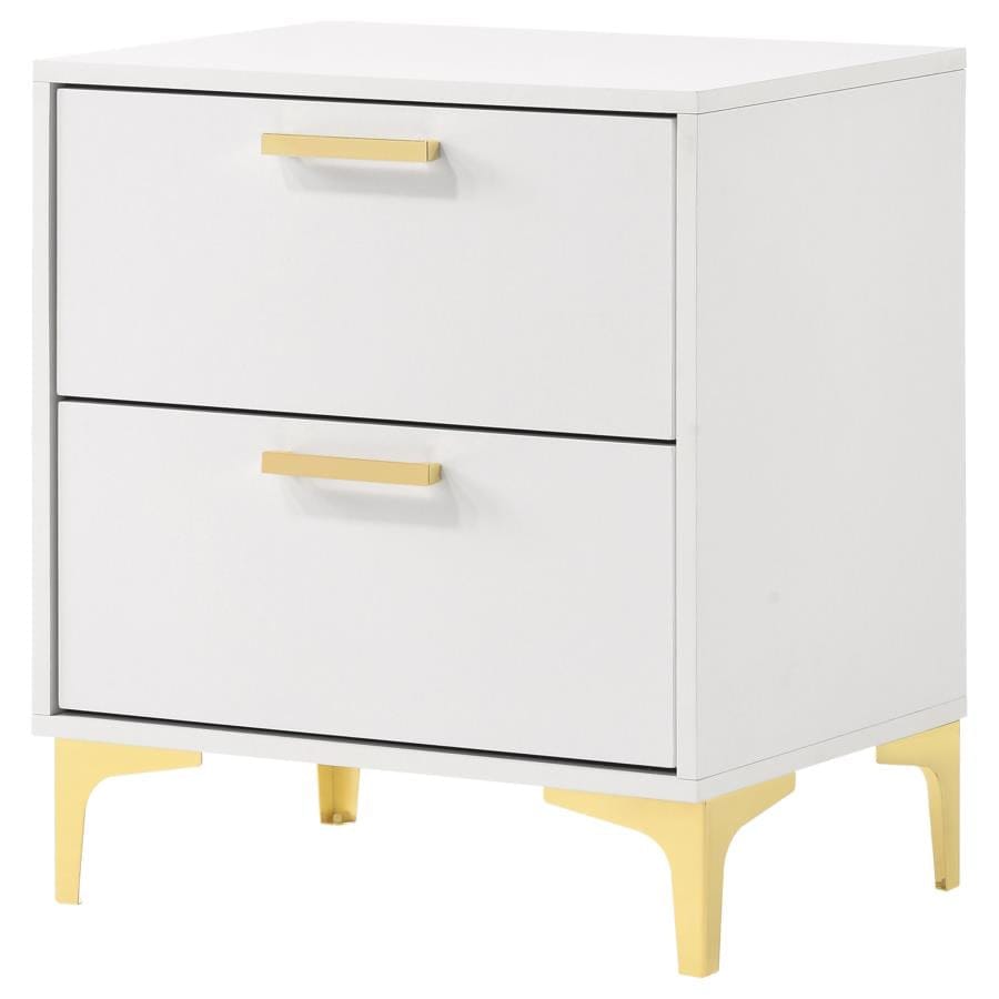 Kendall 2-drawer Nightstand White