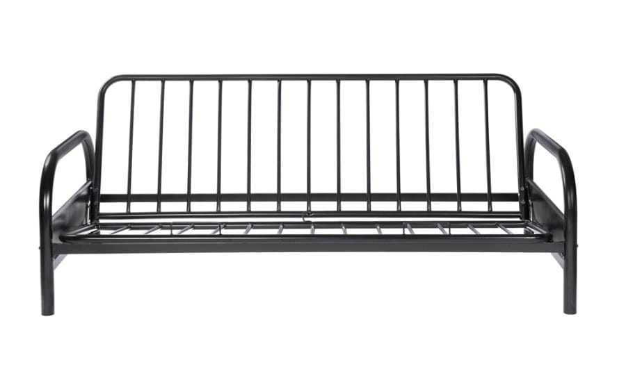 Dean Tufted Futon Glossy Black