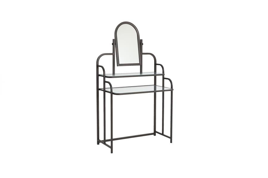 Padilla 2-piece Vanity Set Tan and Bronze