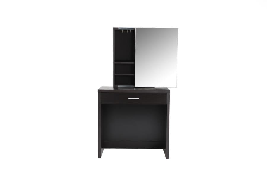 Harvey 2-piece Vanity Set with Lift-Top Stool Cappuccino