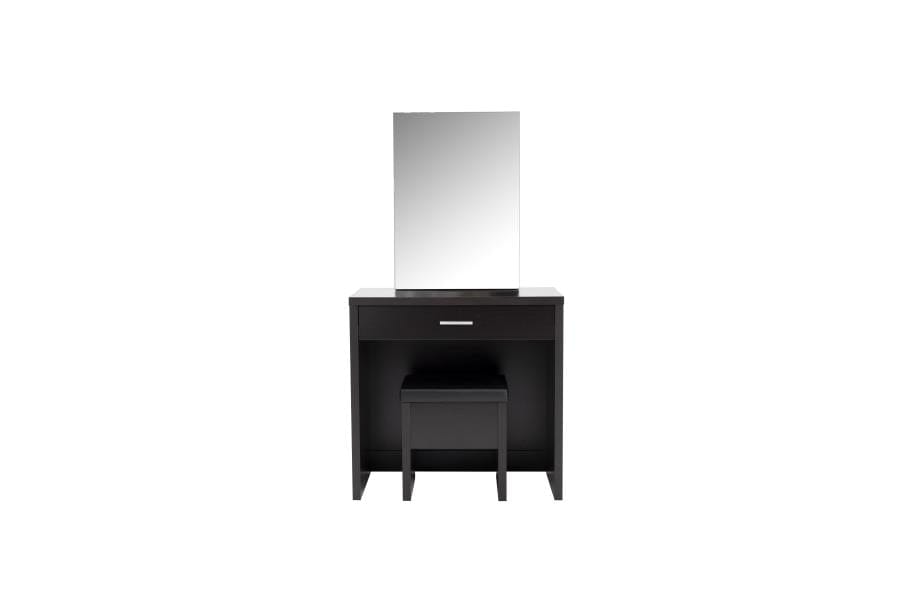 Harvey 2-piece Vanity Set with Lift-Top Stool Cappuccino