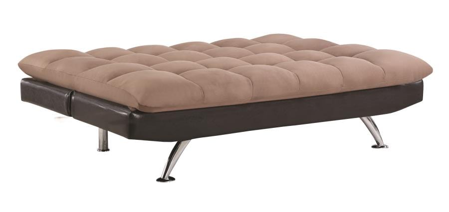 Elise Biscuit Tufted Back Sofa Bed Brown