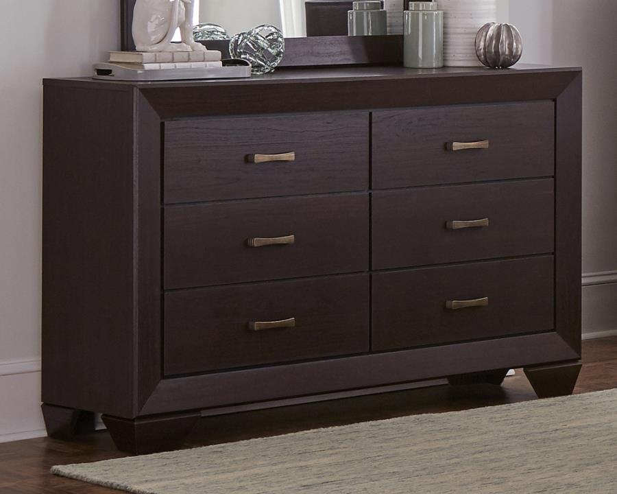 Dorian 4-piece Twin Bedroom Set Brown and Dark Cocoa