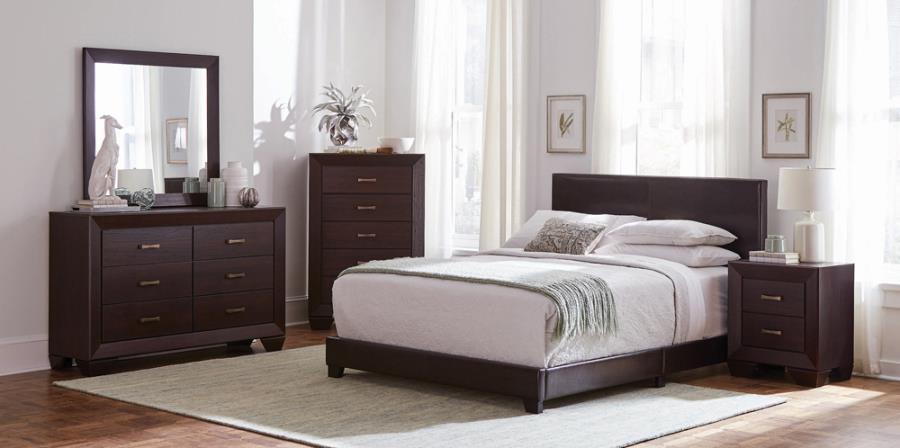 Dorian 4-piece Twin Bedroom Set Brown and Dark Cocoa