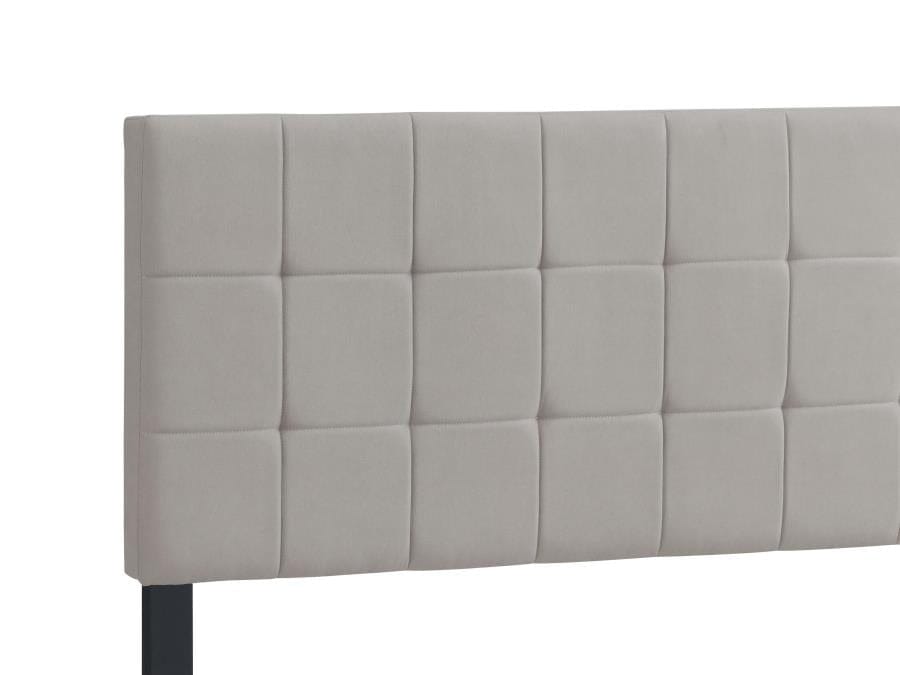 Fairfield Full Upholstered Panel Bed Beige