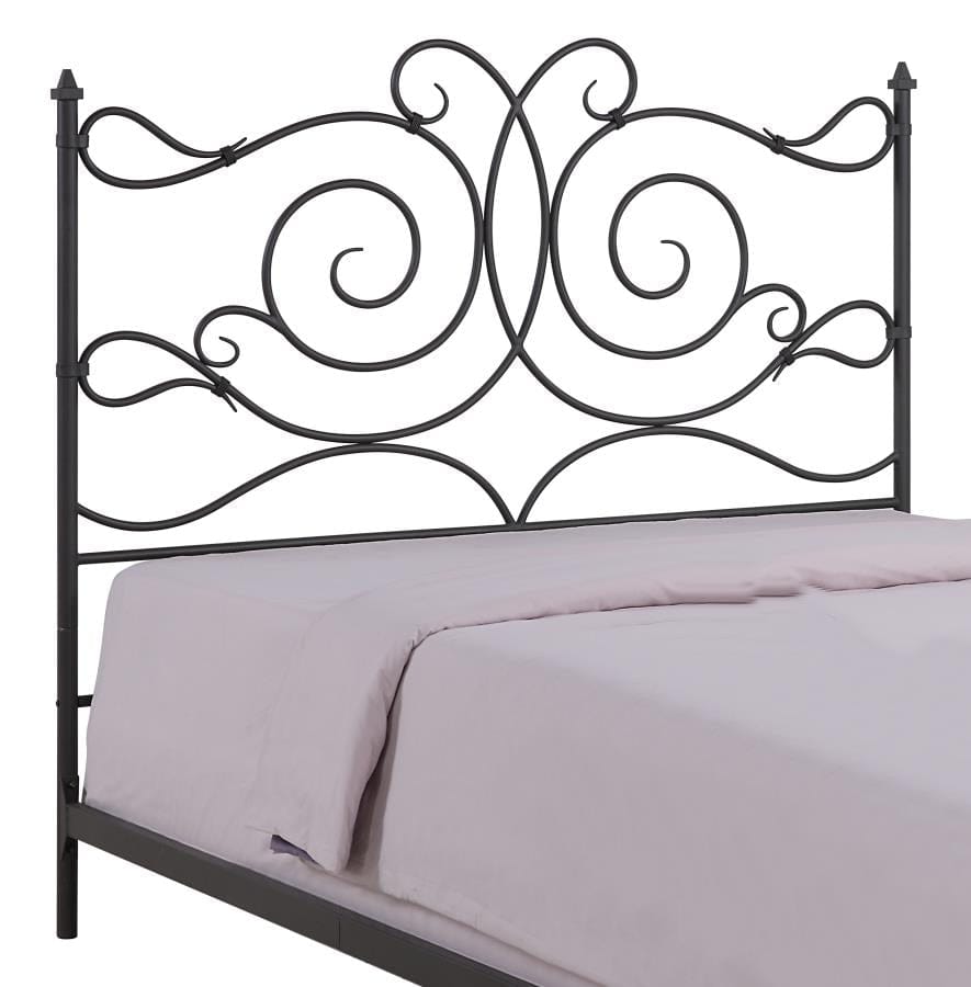 Queen/Full Scrolled Headboard Dark Bronze