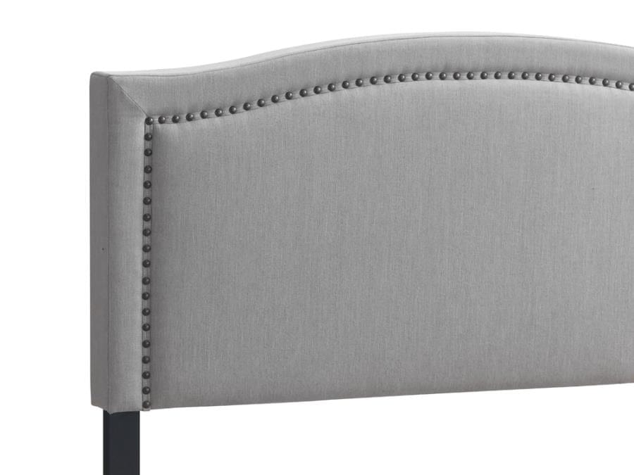 Hamden Eastern King Upholstered Panel Bed Mineral