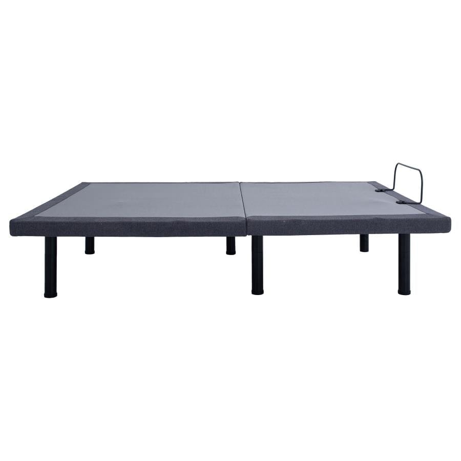 Clara Twin XL Adjustable Bed Base Grey and Black