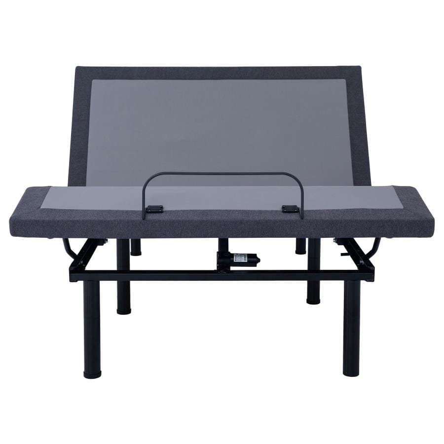 Negan Twin XL Adjustable Bed Base Grey and Black