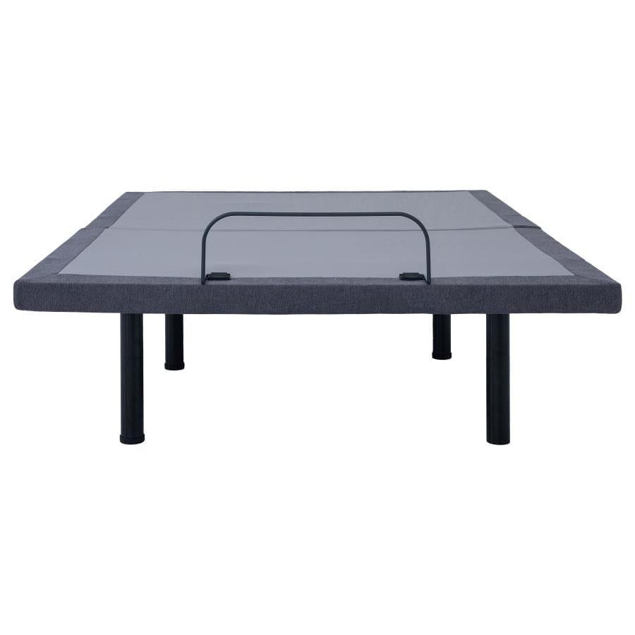 Negan Twin XL Adjustable Bed Base Grey and Black