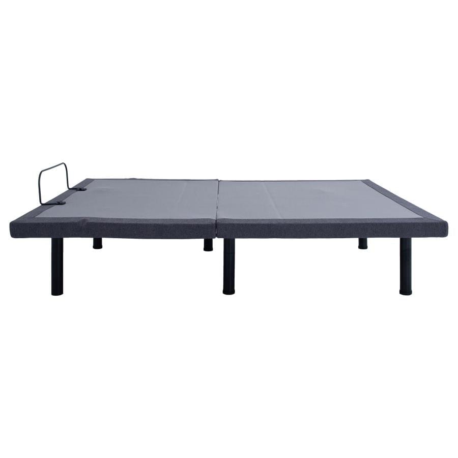 Negan Twin XL Adjustable Bed Base Grey and Black