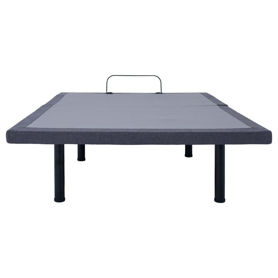 Negan Twin XL Adjustable Bed Base Grey and Black