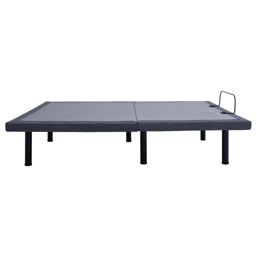 Negan Twin XL Adjustable Bed Base Grey and Black