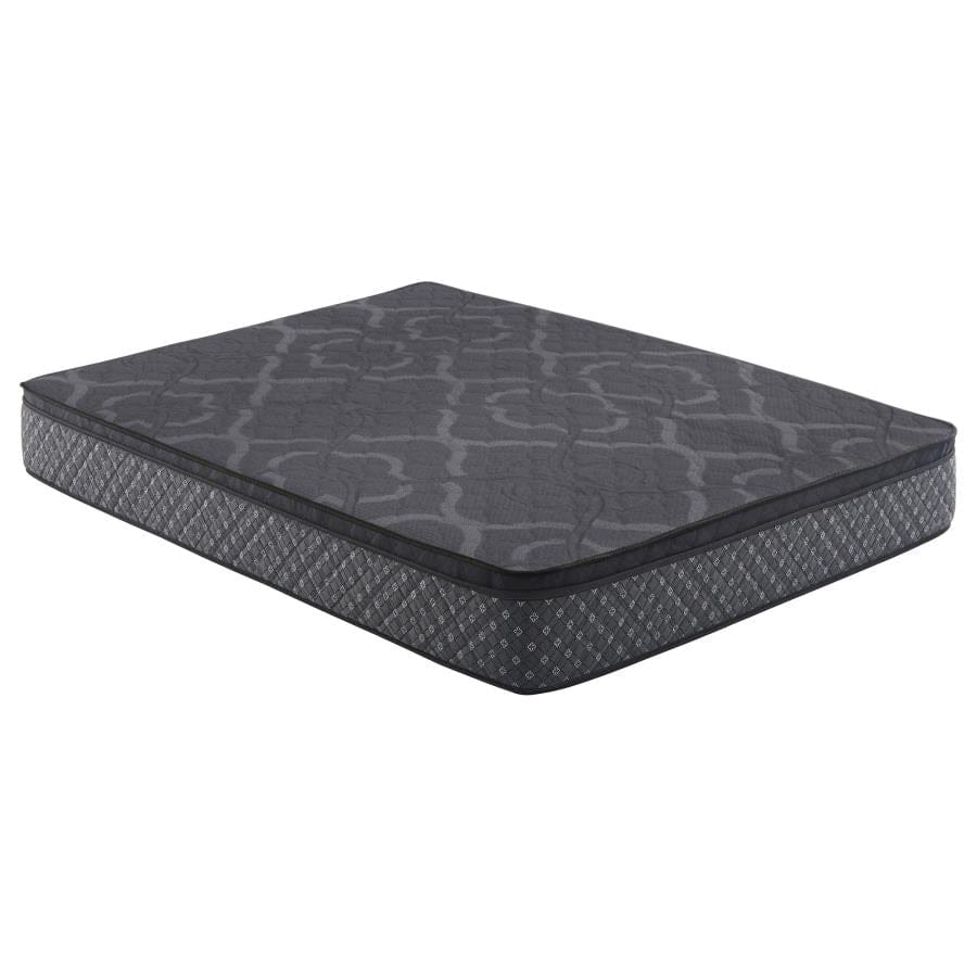 Bellamy 12" Full Mattress Grey and Black