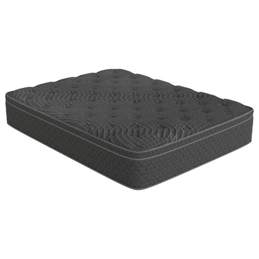 Jayden 15.5" California King Mattress Grey and Black
