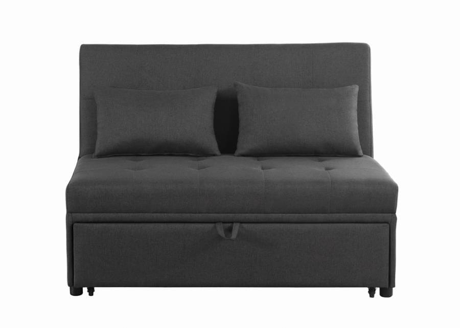 Lance Tufted Upholstered Sleeper Sofa Bed Grey