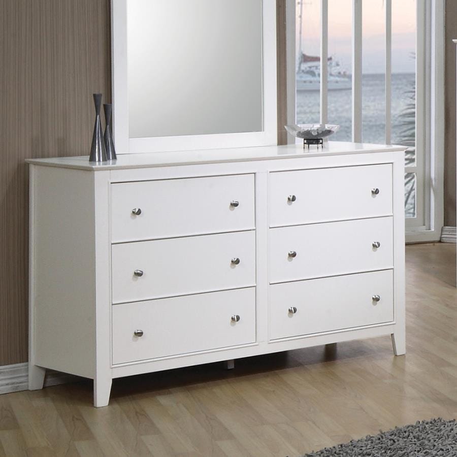 Selena 6-drawer Dresser Buttermilk