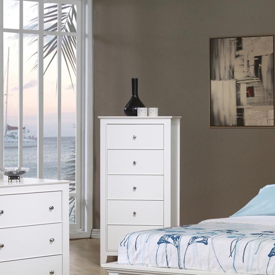 Selena 5-drawer Chest Buttermilk